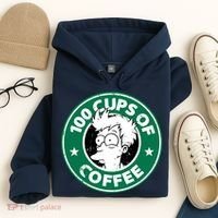 100 Cups Of Coffee Hoodie thumb 4