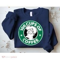 100 Cups Of Coffee Sweatshirt thumb 2