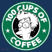 100 Cups Of Coffee Youth Performance Sprint T-Shirt thumb 2
