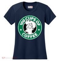 100 Cups Of Coffee Women's Cooling Performance Crew T-Shirt thumb 0