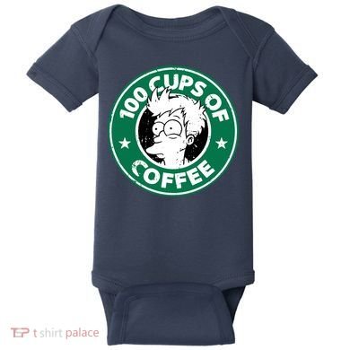 100 Cups Of Coffee Baby Bodysuit