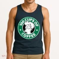 100 Cups Of Coffee Tank Top thumb 3