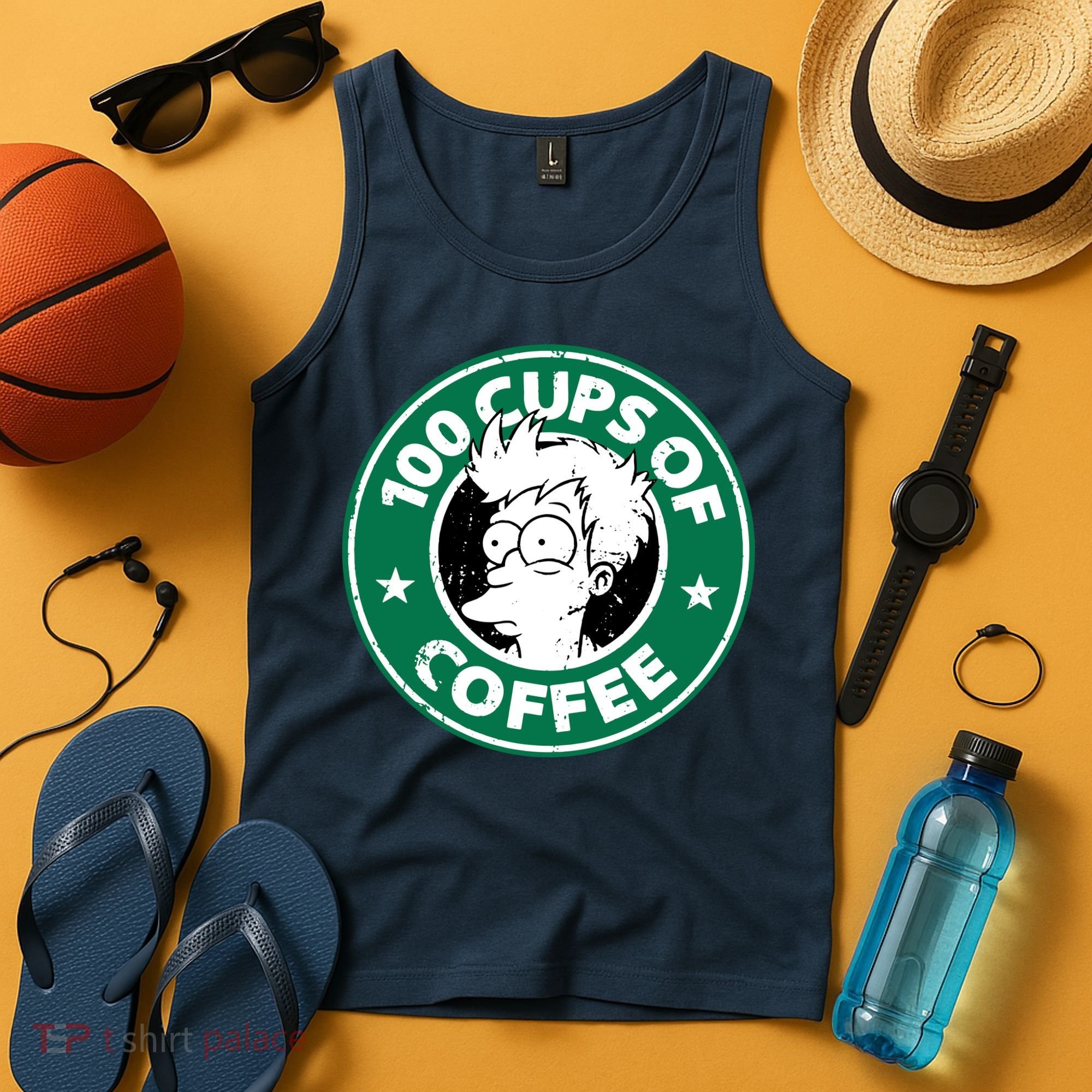 100 Cups Of Coffee Tank Top