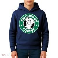 100 Cups Of Coffee Kids Hoodie thumb 4