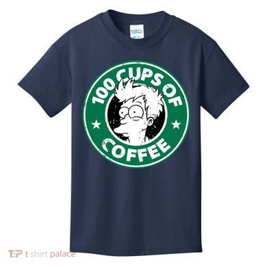 100 Cups Of Coffee Kids T-Shirt