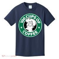 100 Cups Of Coffee Kids T-Shirt thumb 0