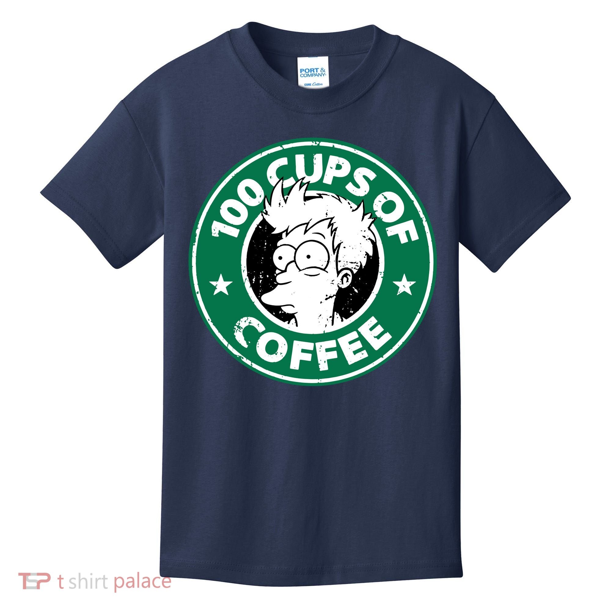 100 Cups Of Coffee Kids T-Shirt