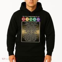 10 Commandments Of Bingo Bingo Player Hoodie thumb 2