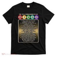 10 Commandments Of Bingo Bingo Player T-Shirt thumb 0