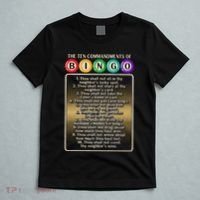 10 Commandments Of Bingo Bingo Player T-Shirt thumb 5