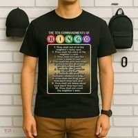 10 Commandments Of Bingo Bingo Player T-Shirt thumb 6