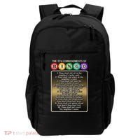 10 Commandments Of Bingo Bingo Player Backpack thumb 0