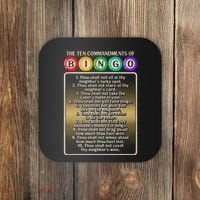 10 Commandments Of Bingo Bingo Player Coaster thumb 0