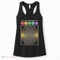10 Commandments Of Bingo Bingo Player Women's Tank Top thumb 0