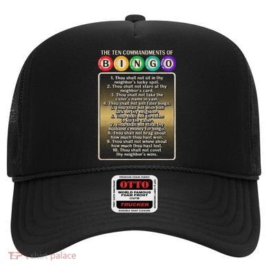 10 Commandments Of Bingo Bingo Player Hat