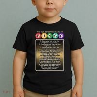 10 Commandments Of Bingo Bingo Player Toddler T-Shirt thumb 2