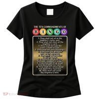 10 Commandments Of Bingo Bingo Player Women's T-Shirt thumb 0