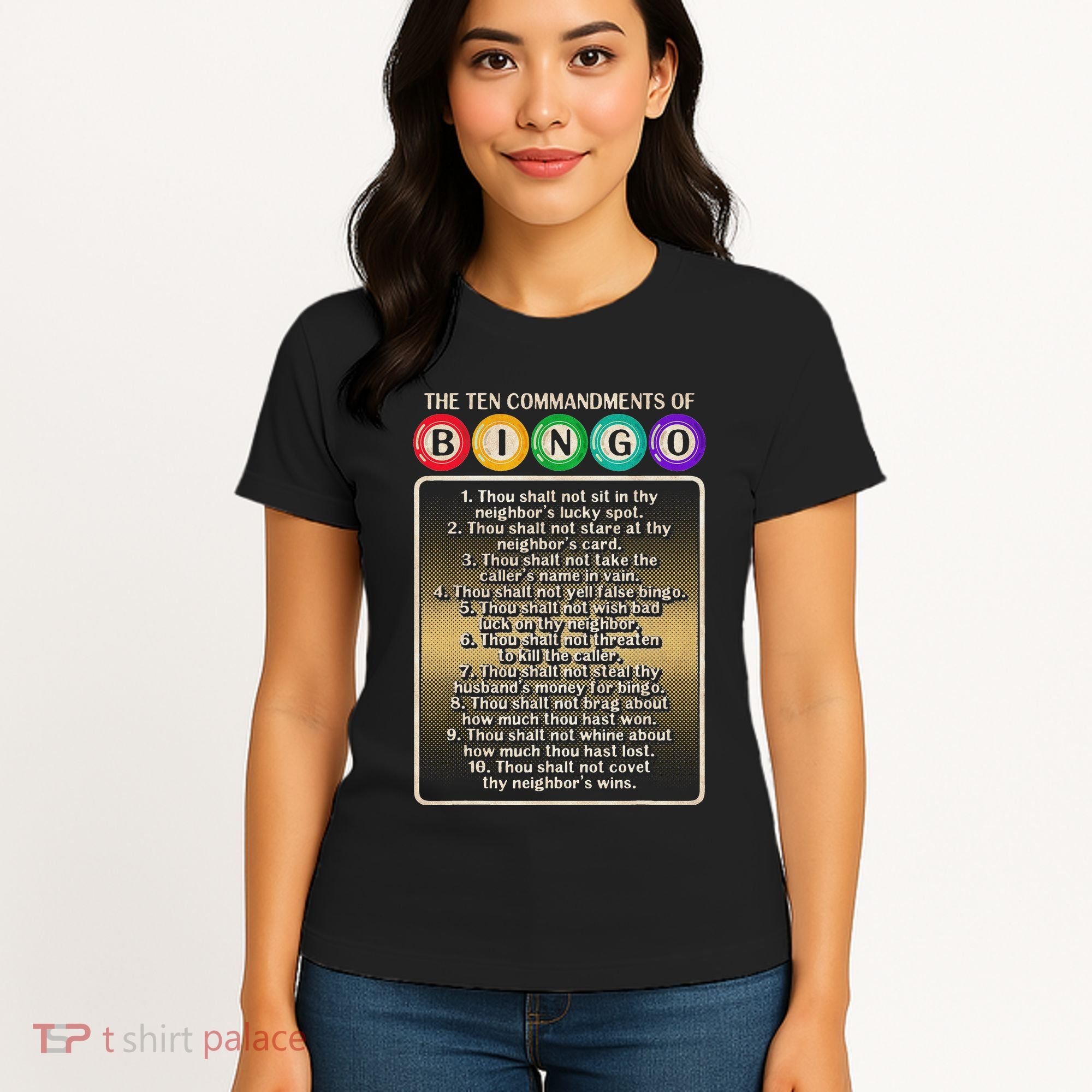 10 Commandments Of Bingo Bingo Player Women's T-Shirt