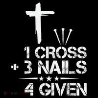 1 Cross Plus 3 Nails Equal 4 Given Christian Faith Cross Women's Hoodie thumb 2