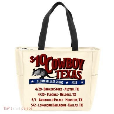 $10 Cowboy Release Charley Crockett Tote Bag