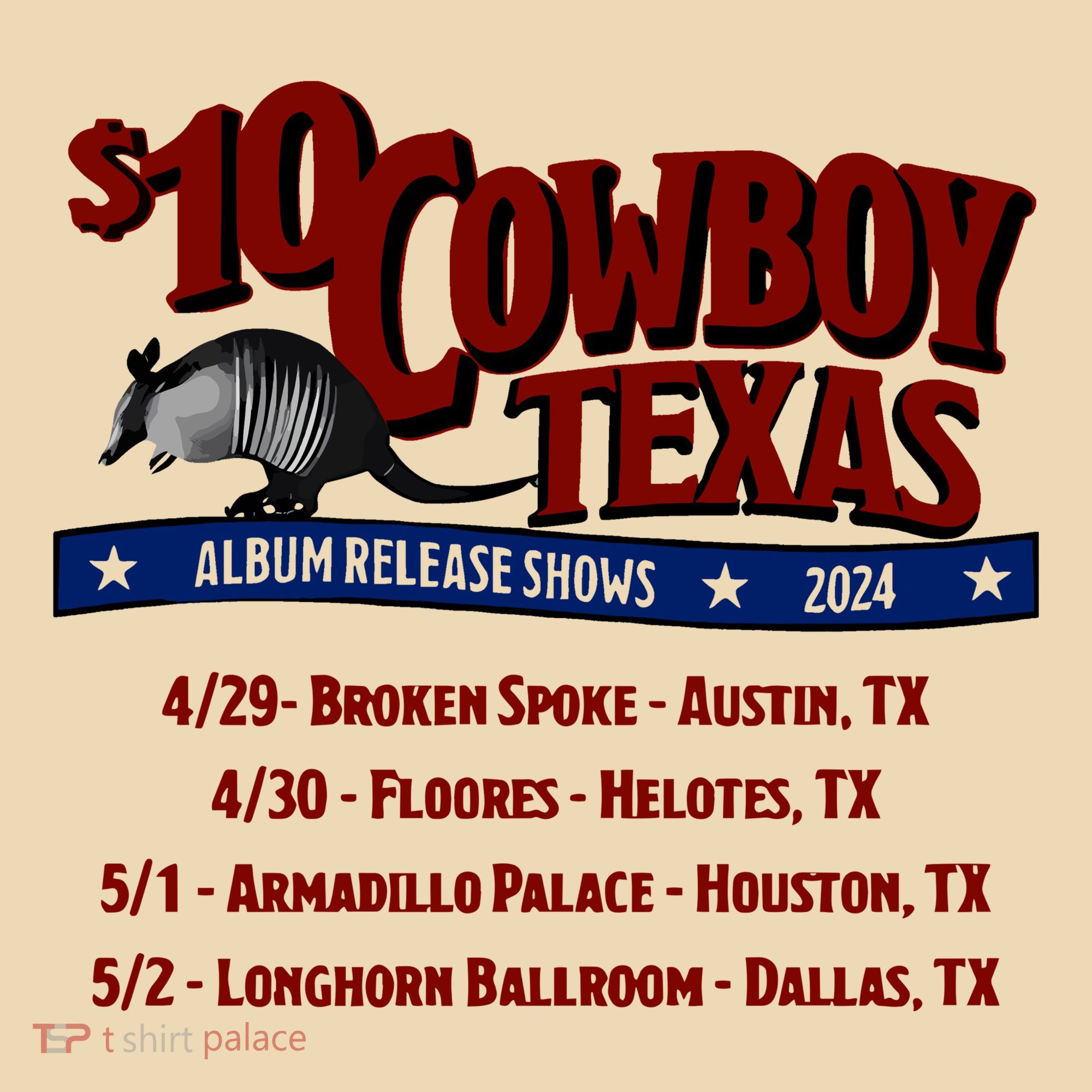 $10 Cowboy Release Charley Crockett Tote Bag