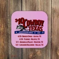 $10 Cowboy Release Charley Crockett Coaster thumb 0