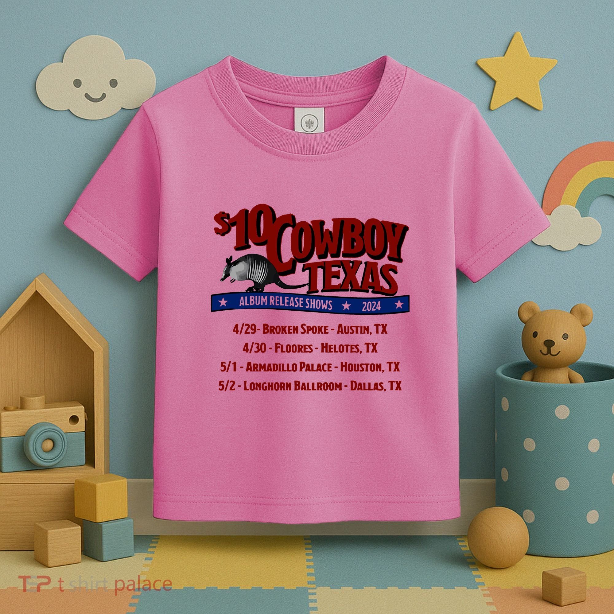 $10 Cowboy Release Charley Crockett Toddler T-Shirt