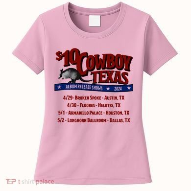 $10 Cowboy Release Charley Crockett Women's T-Shirt