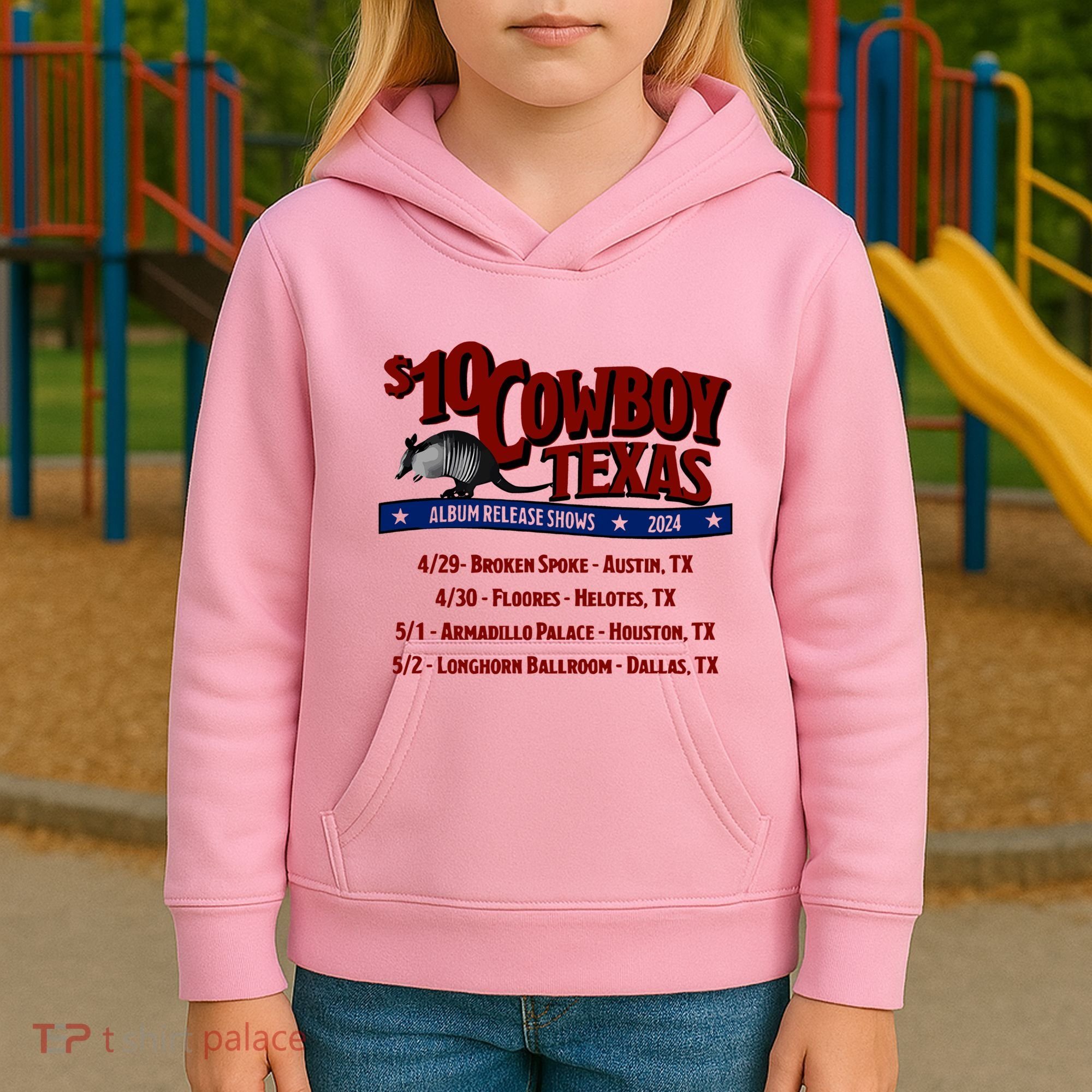 $10 Cowboy Release Charley Crockett Kids Hoodie