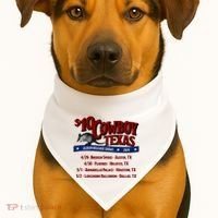 $10 Cowboy Release Charley Crockett USA-Made Doggie Bandana thumb 1