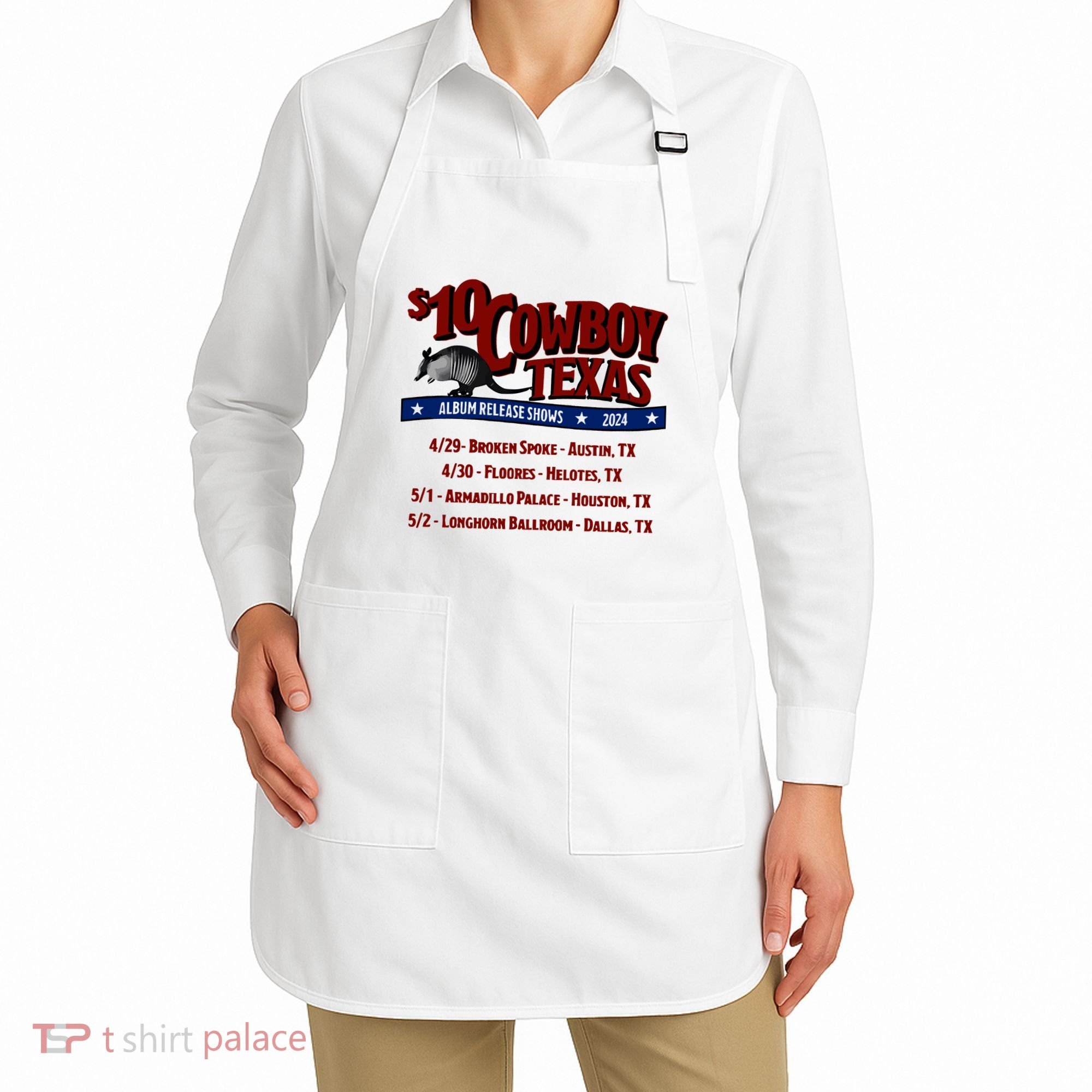 $10 Cowboy Release Charley Crockett Apron