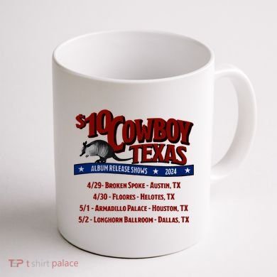 $10 Cowboy Release Charley Crockett Coffee Mug back