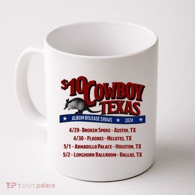 $10 Cowboy Release Charley Crockett Coffee Mug