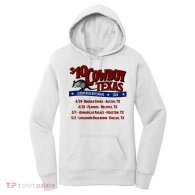 $10 Cowboy Release Charley Crockett Women's Hoodie