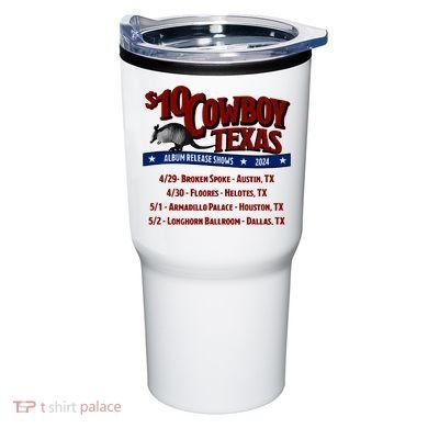 $10 Cowboy Release Charley Crockett Tumbler