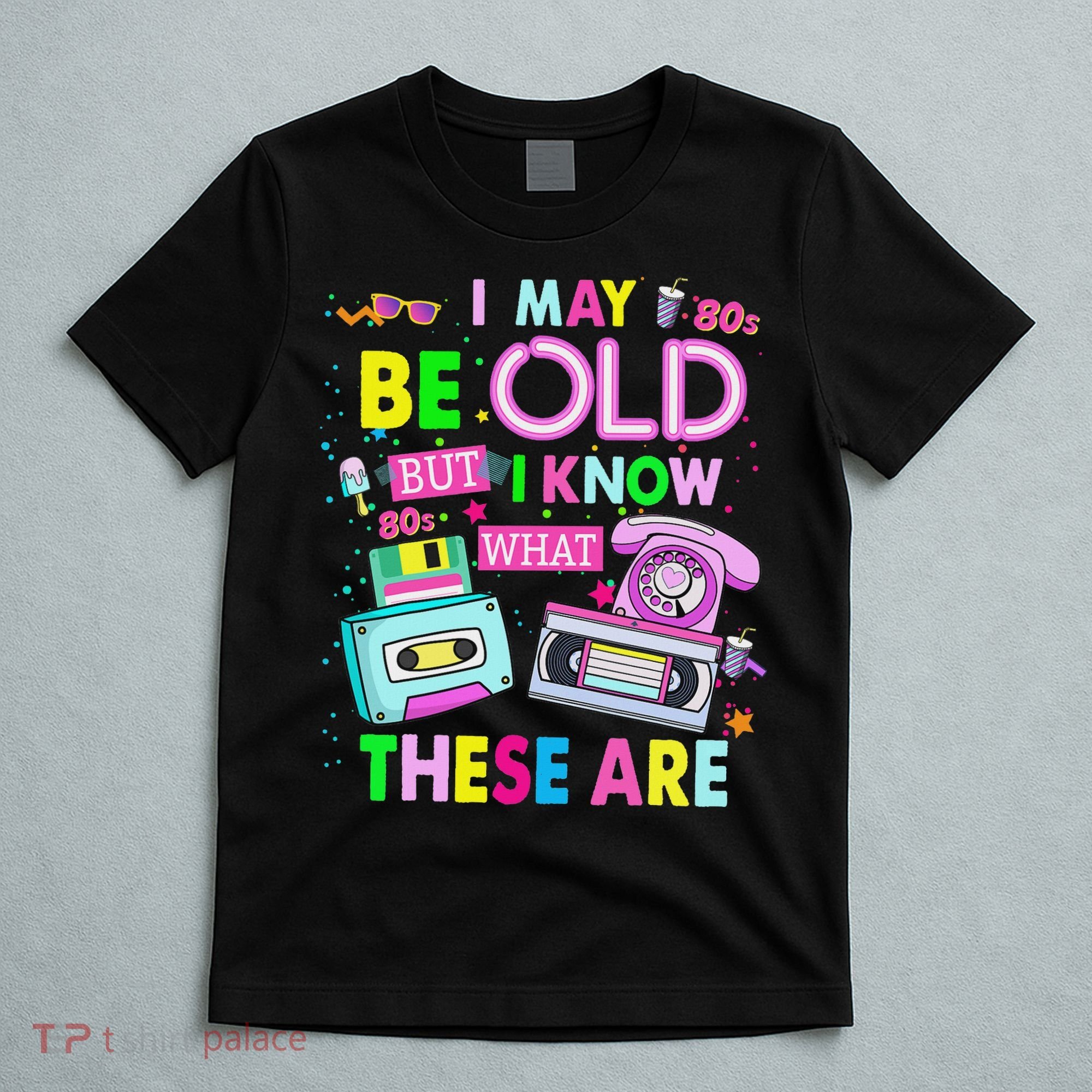 1980s Decade 80s Disco Outfit Idea For Women & 80s Themed T-Shirt