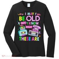 1980s Decade 80s Disco Outfit Idea For Women & 80s Themed Women's Long Sleeve Shirt thumb 0