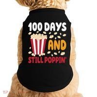 100 Days And Still Poppin 100th Day Of School Funny Doggie Tank thumb 0