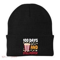 100 Days And Still Poppin 100th Day Of School Funny Beanie thumb 0