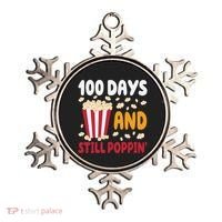 100 Days And Still Poppin 100th Day Of School Funny Ornament thumb 0
