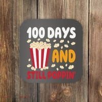 100 Days And Still Poppin 100th Day Of School Funny Coaster thumb 0