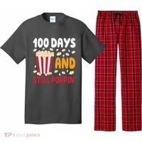 100 Days And Still Poppin 100th Day Of School Funny Pajama Set thumb 0