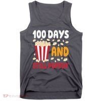100 Days And Still Poppin 100th Day Of School Funny Tank Top thumb 0
