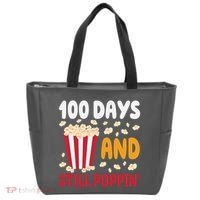 100 Days And Still Poppin 100th Day Of School Funny Tote Bag thumb 0
