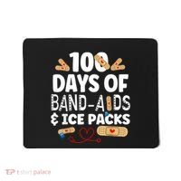 100 Days Band Aids & Ice Packs Nurse 100 Days Of School Mousepad thumb 0