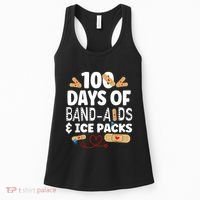 100 Days Band Aids & Ice Packs Nurse 100 Days Of School Women's Tank Top thumb 0