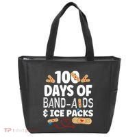 100 Days Band Aids & Ice Packs Nurse 100 Days Of School Tote Bag thumb 0