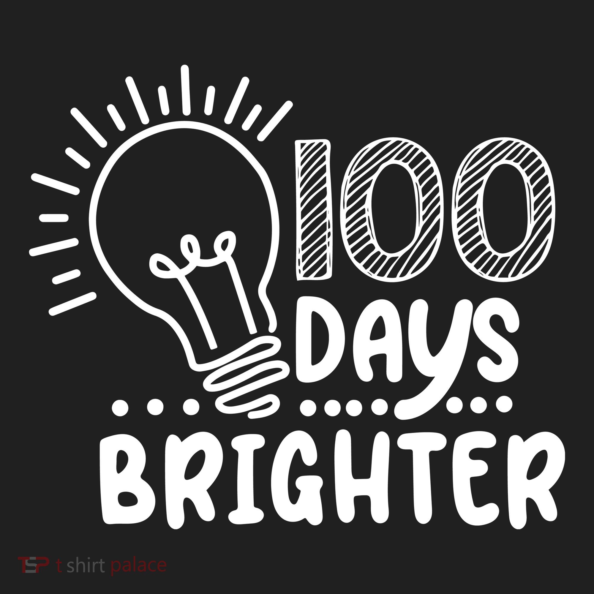 100 Days Brighter Funny Back To School Women's Sweatshirt