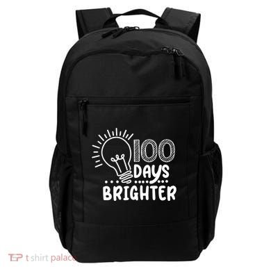 100 Days Brighter Funny Back To School Backpack