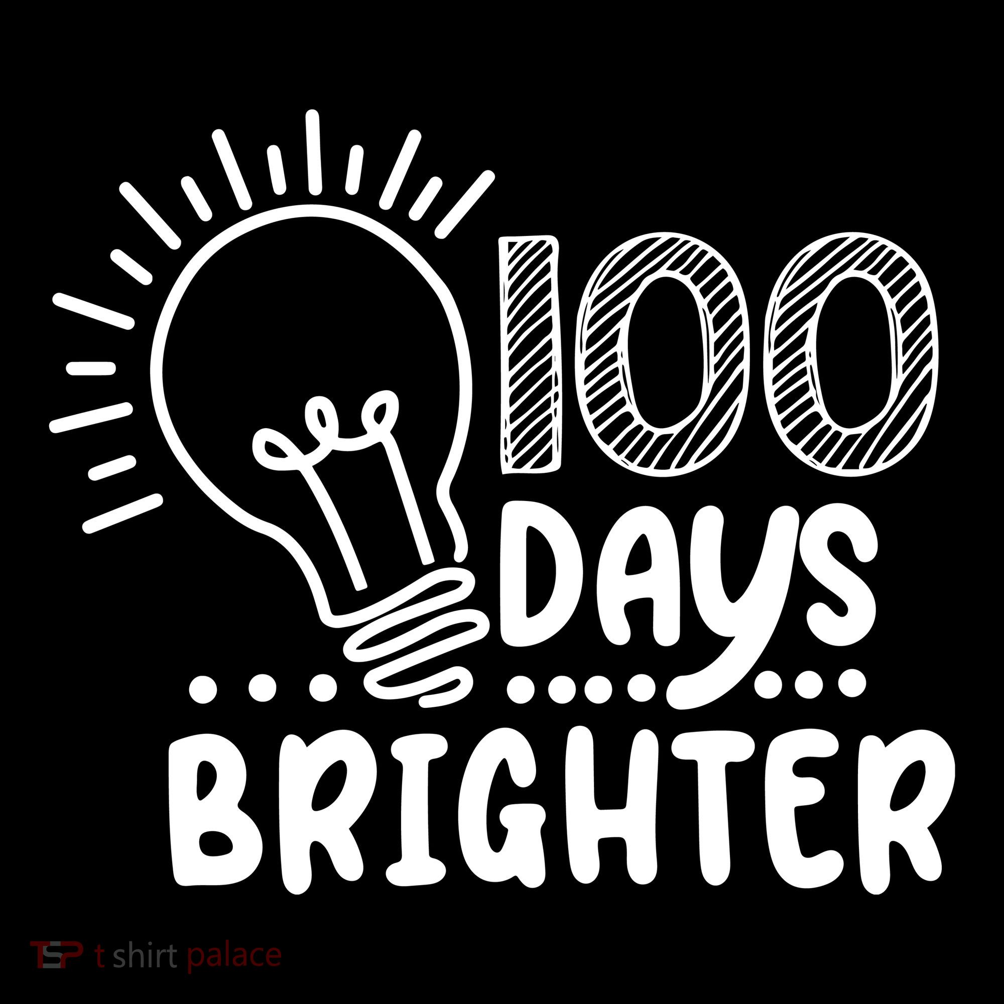 100 Days Brighter Funny Back To School Coaster